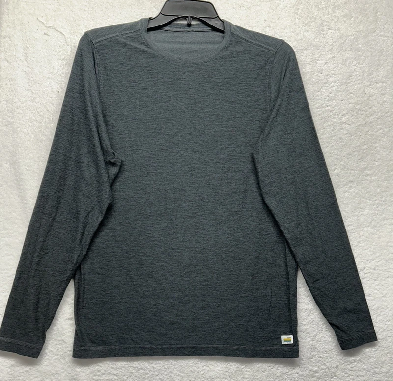 vuori long sleeve strato tech crew neck shirt