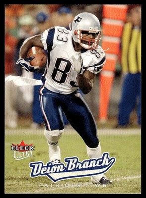 Deion Branch 2005 Ultra #160 New England Patriots 31588 Football Card