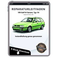 VW Golf 3 Variant Typ 1H (93-99) Inspektion Wartung Pflege Serviceanleitung PDF
