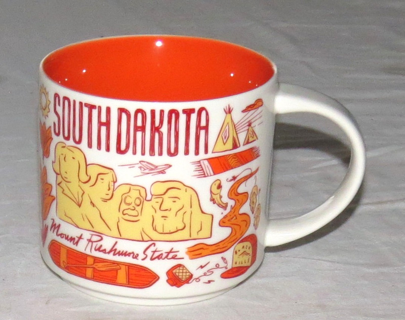 Starbucks 14oz Mug Been There 2018 South Dakota