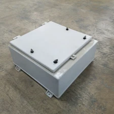 Stahlin N242410FHLWT Enclosure, 24" x 24" x 10", Nema 1, 3, 3R, 4X, 12 - NEW