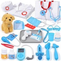 Arztkoffer Kinder Ab 3 Jahre Doktorkoffer Mit PlüSch Hund Spielzeug Set