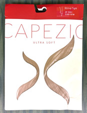 S/M Capezio Ultra Soft Stirrup Tight Caramel Solid Women Dance Tight 1961