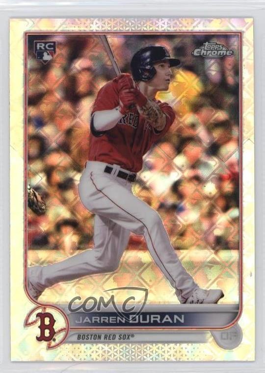 2022 Topps Chrome Logofractor Edition Jarren Duran #4 0xk7