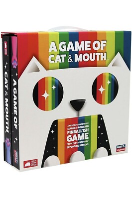 Board Game of Cat and Mouth Fun Activity Game Ages 7+ Sealed Package - Free Ship