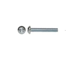 #4-40 X 1-1/2" ROUND HEAD PHILLIPS MACHINE SCREWS STEEL ZINC SELECT QTY