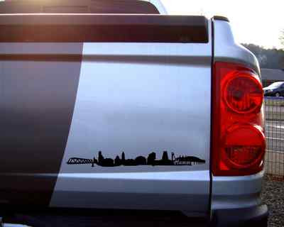 Aufkleber Hamm Skyline Autoaufkleber 25 Farben 9 Größen Autosticker Sticker Auto