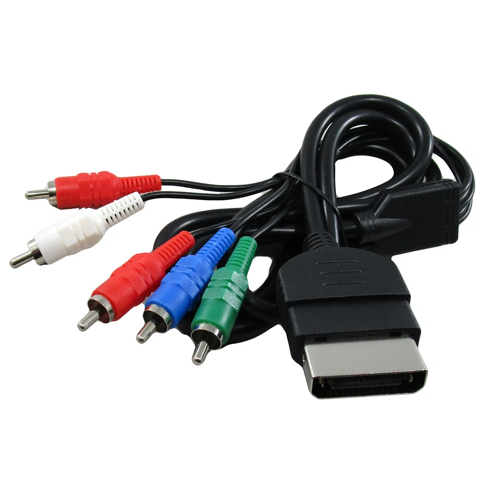 Original Xbox COMPONENT VIDEO CABLE + POWER LEAD AU NZ Plug Classic Console - Image 3 of 4