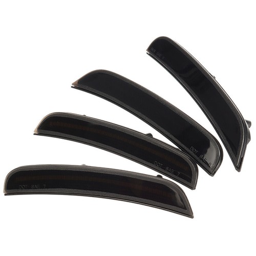 For 2015-2020 Dodge Charger 4Pcs Dynamic LED Side Marker Bumper Indicator Light - Picture 8 of 10