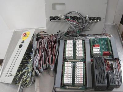 OPTO 22 I/O MODULE MOUNTING RACK (3) G4PB24 (52) G4IDC5 USED W/ A255 ROBOTIC ARM