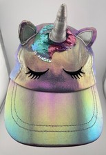 Girl's Unicorn Baseball Cap from The Children's Place Adjustable Snap Strap