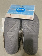 Floopi Womens Indoor Outdoor Memory Foam M,Grey-305 
