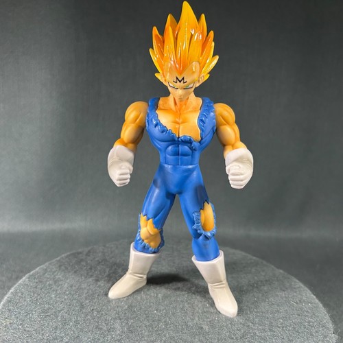 Dragon Ball Z Super Saiyan Majin Vegeta Battle Poses Action Figure 2008 Bandai