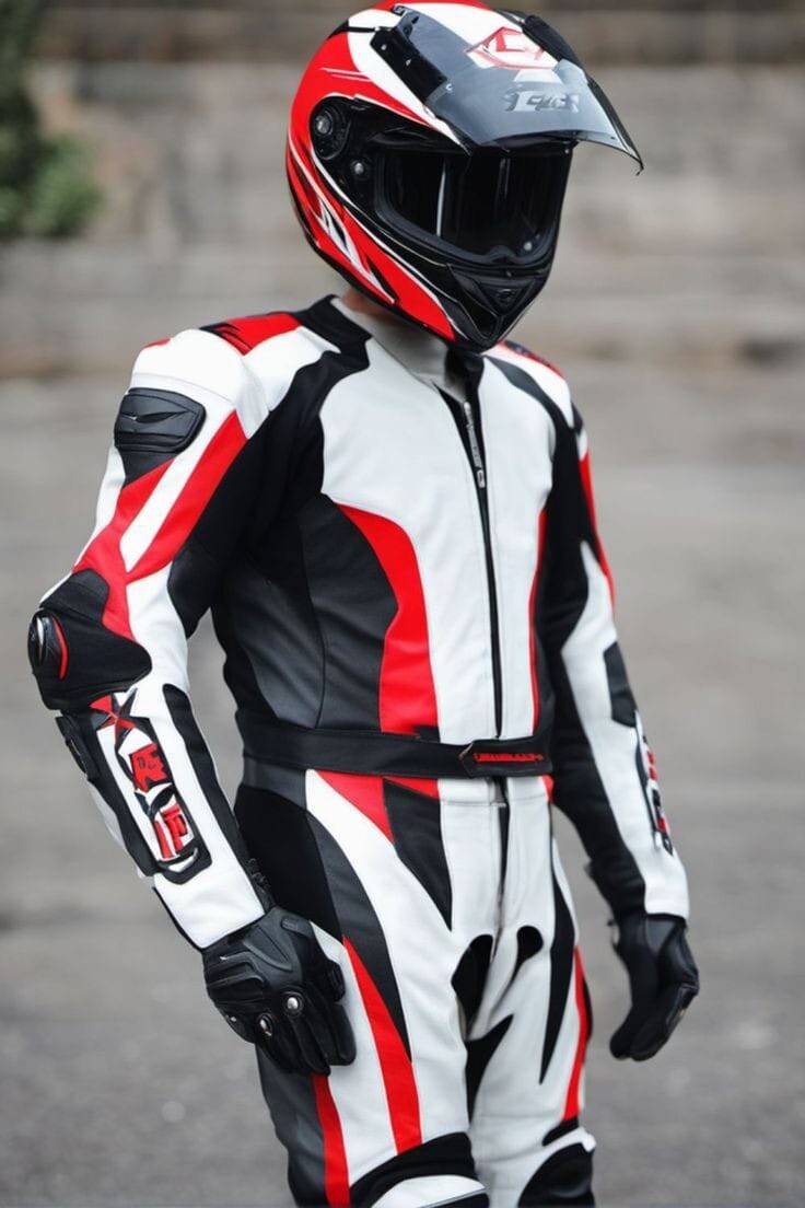 Motorbike racing suit Top grain Cowhide leather Motorcycle Racing  Customizable