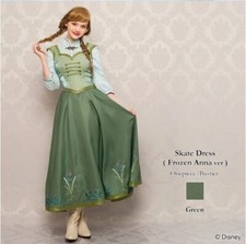Disney Frozen Anna Cosplay Ending Skate dress Woman Japan secret honey