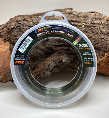 Fox Exocet Double Tapered Line 15-35lb 0.33mm - 0.50mm 300m Green Grün Monofil