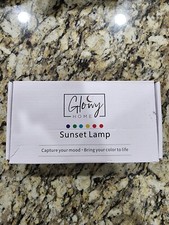 Glowy Sunset home Lamp W/Remote Nib
