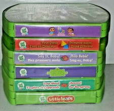 Leap Frog Baby LITTLE LEAPS 6 lot DVDs - Interactive Learning Discs, 9-24 month