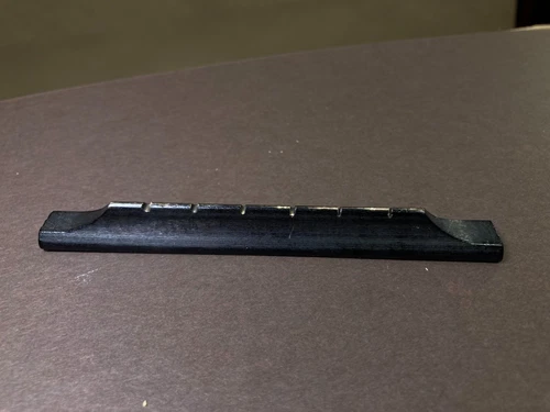 Vintage Flattop Non-adjustable Guitar Bridge SilverTone Kay harmony regal