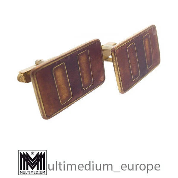 Manschettenknöpfe Cloisonne Matt Emaille Scholz Schibensky cuff links enamel - Bild 2 von 3