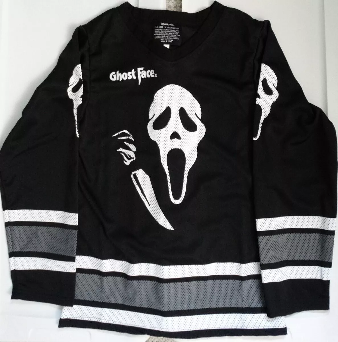  Changes Scream Ghostface Hockey Jersey : Clothing, Shoes &  Jewelry