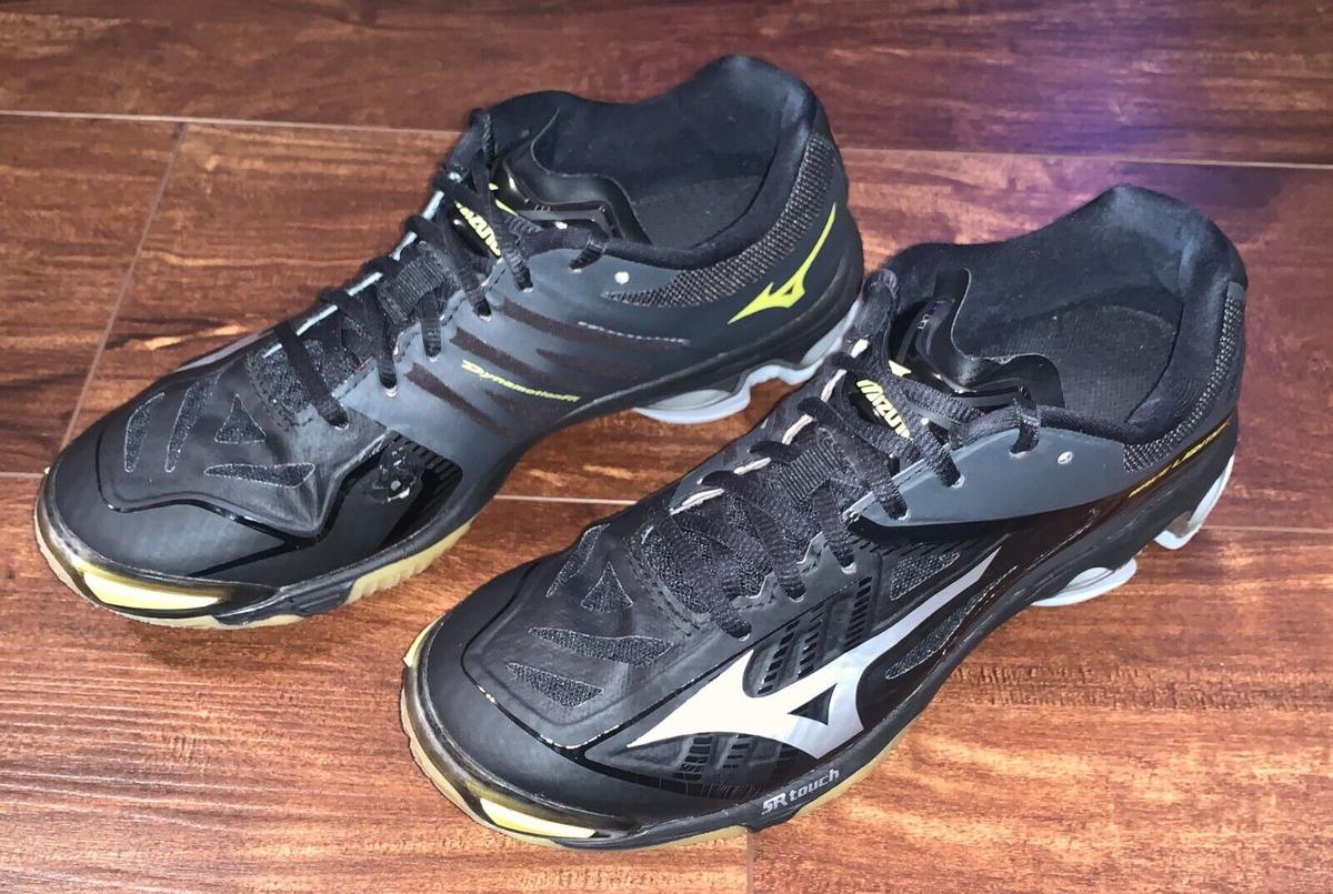 Mizuno Women Wave Lightning SR Touch Volleyball Shoes White Black