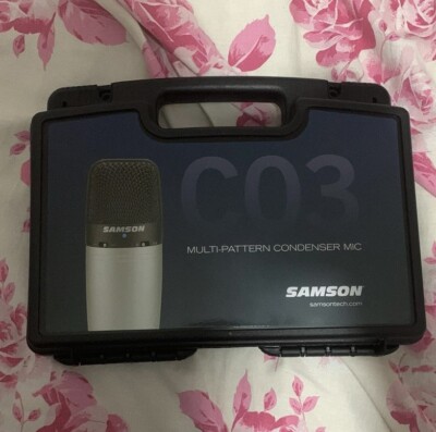 Samson C03 -Capacitor Microphone -Multi-Pattern and Desk Rod