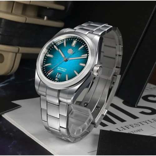 SAN MARTIN SN0144 Miyota 9015 JianZhan Chinese Enamel Dial 39mm