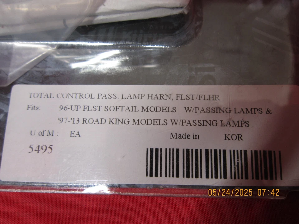 Arnés de lámpara de paso de control total Kuryakyn #5495 para Harley Davidson **Nuevo ** Foto 3 de 4
