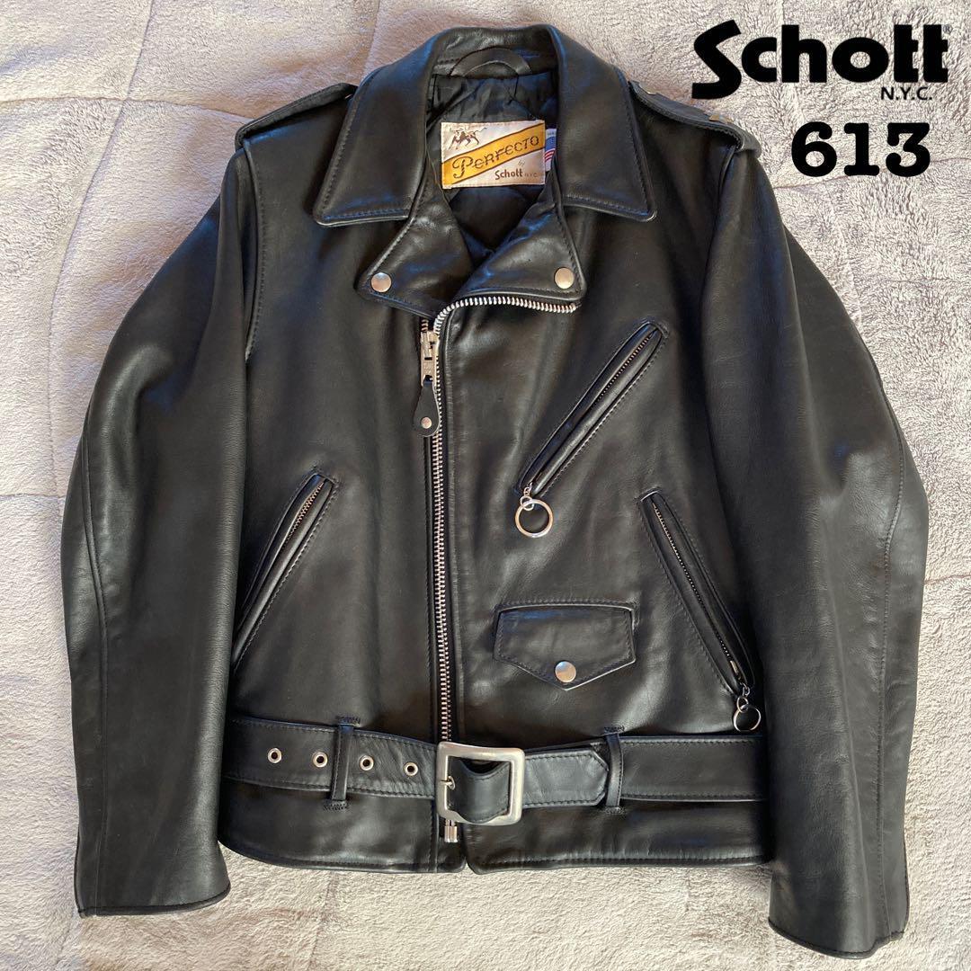 Schott One Star 613 Double Riders Jacket Size 34 | eBay