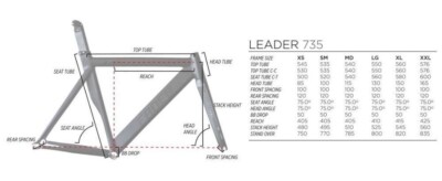 ?RARE? LEADER 735TR Track bicycle NICE Fyxation BIKE. All 
