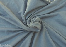 Gray Organic Cotton Spandex Fabric Jersey Knit By the Yard 4/16