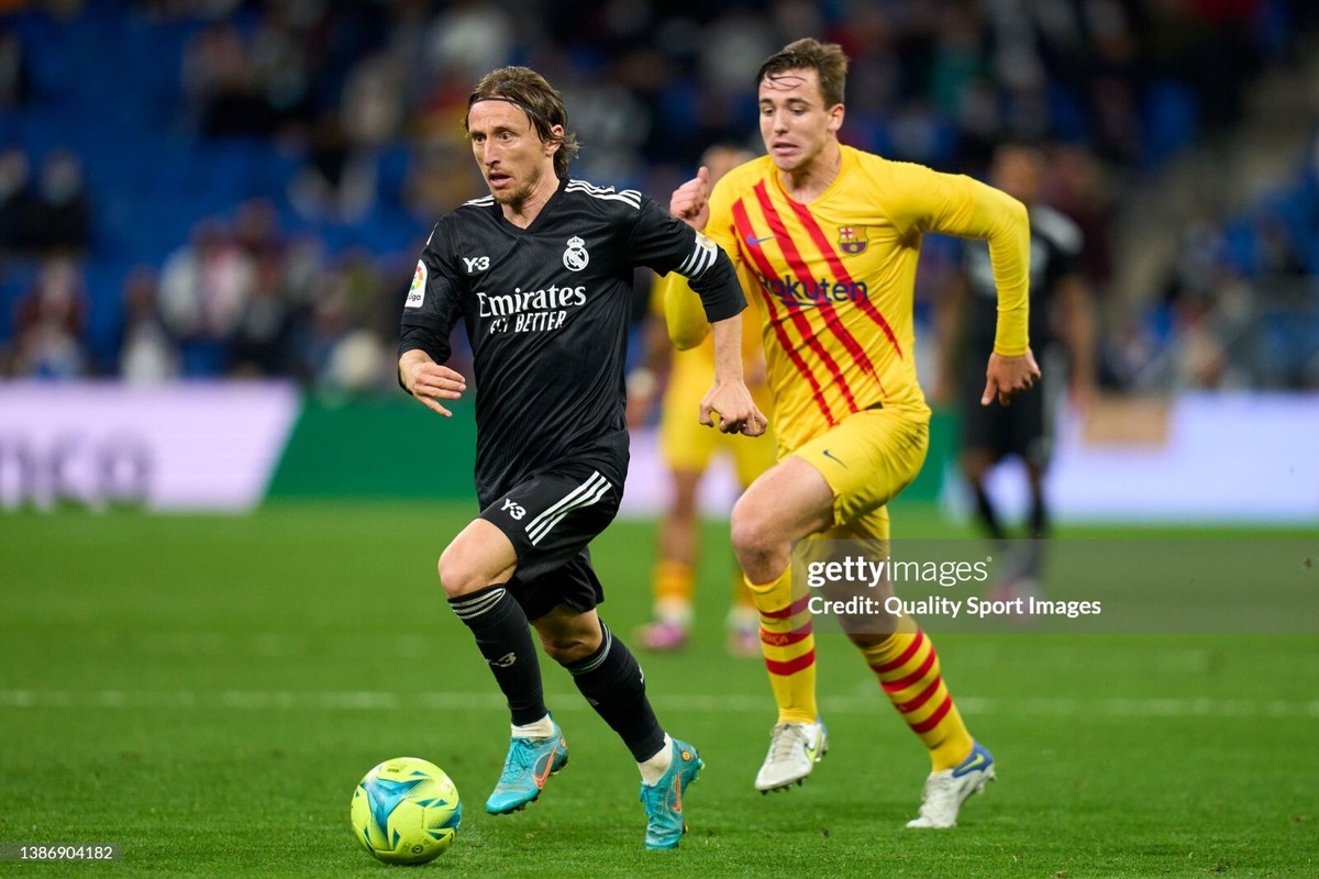 Real Madrid 2021-2022 Luka Modric LaLiga authentic Y-3 black