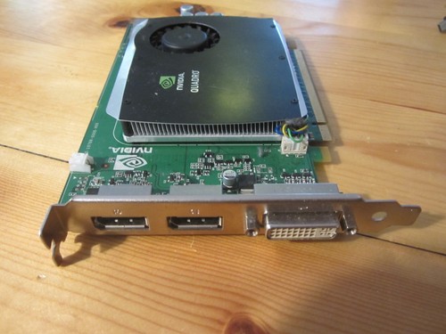 NVIDIA QUADRO FX 580 512MB Full Profile Video Card DVI DP DELL R784K 0R784K - Picture 2 of 4