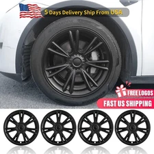 Hubcaps Design for Model Y（2020-2024） Wheel Rim Cover 4PCS 19 inch Sporty Cover
