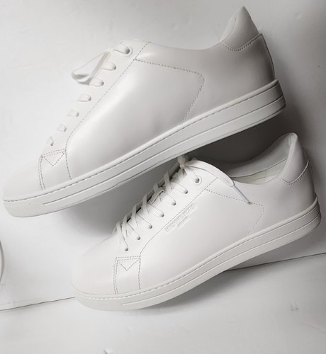 Michael Kors Nate Men's Smooth Leather Lace-Up Low Top Fashion Sneakers SZ 10.5 - Picture 7 of 7