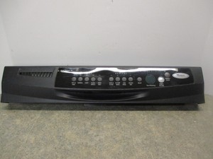 Whirlpool Dishwasher Control Panel Missing Start Button Part W10008660 Ebay