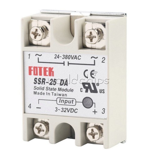 Solid State Relay Alloy Heat Sink SSR-25DA SSR-40DA SSR-60DA 25A/40A/60A 250V US - Picture 4 of 74