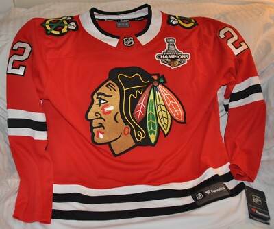 Duncan Keith Chicago Blackhawks jersey 2013 Stanley Cup men's medium NEW w Tags