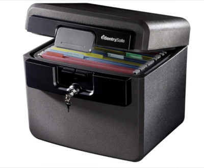 Portable safe, Fireproof Waterproof, File Folder and Document Safe, Ex...