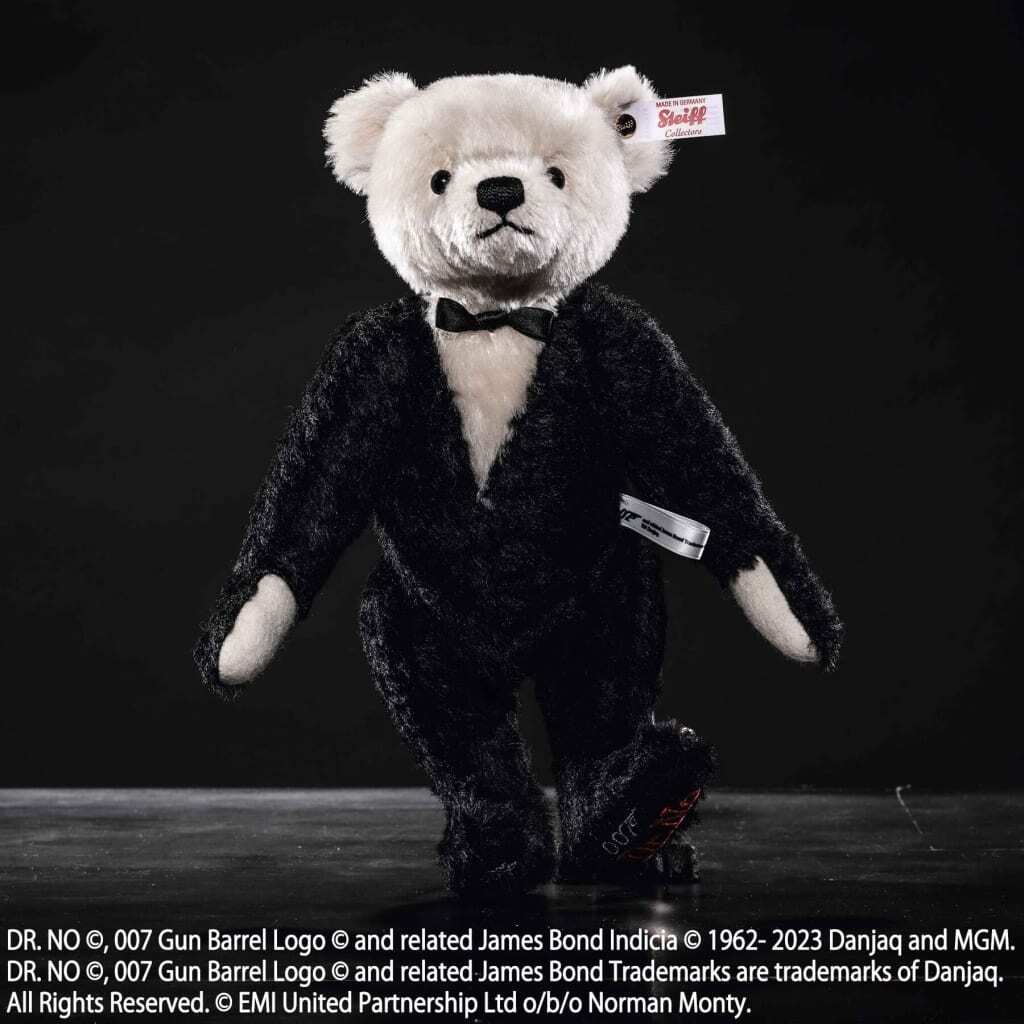 James Bond Dr No musical Teddy bear Plush Doll 30cm 007 Dr James Bond Dr No musical Teddy bear Plush Doll 30cm 007 Dr