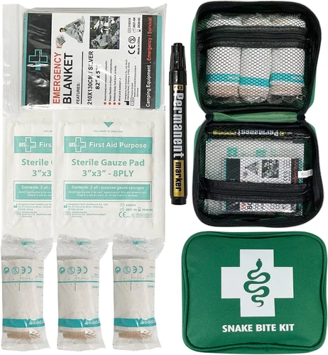 Snake Bite First Aid Kit, Insect Bite First Aid Kit Bee Sting Kit, Bug Bite and 
