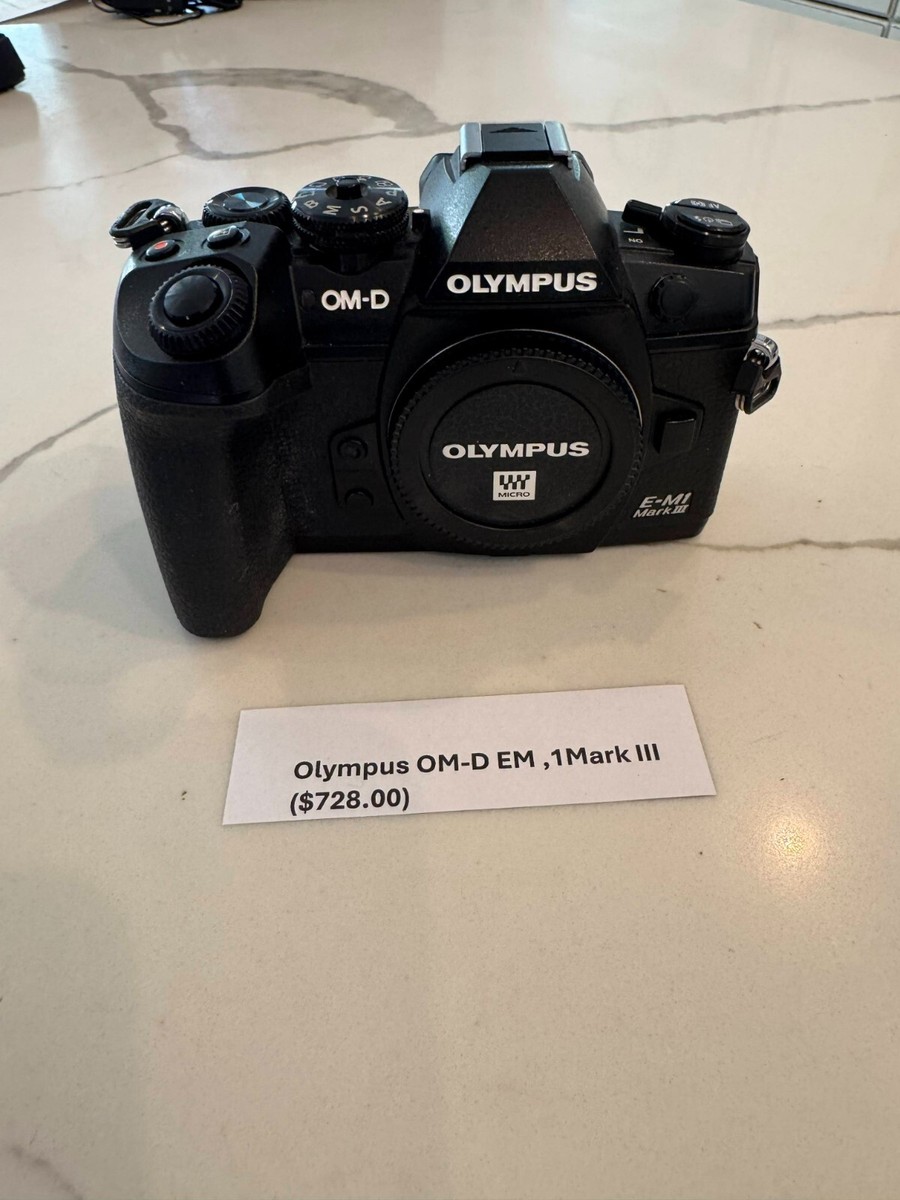 Olympus OM-D E-M1 Mark III 20.4MP Mirrorless Camera - Black Olympus OM-D E-M1 Mark III 20.4MP Mirrorless Camera - Black
