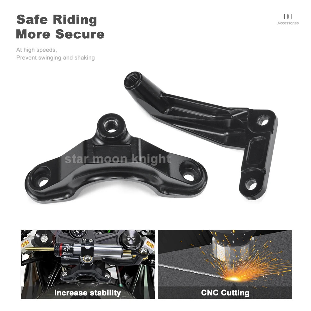 Motorcycle Steering Stabilizer Kit For Kawasaki Ninja ZX-6R 636 ZX