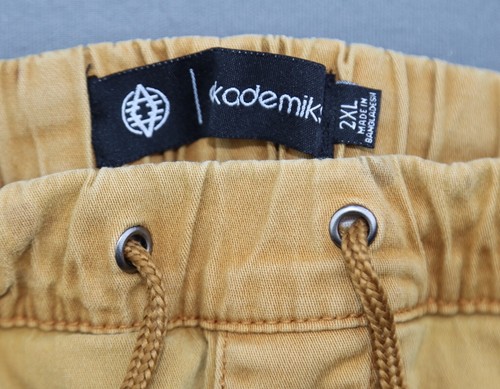 Pantalones de chándal para hombre Akademiks con cordón elástico naranja talla 2XL (Msr 41x29) - Imagen 3 de 10