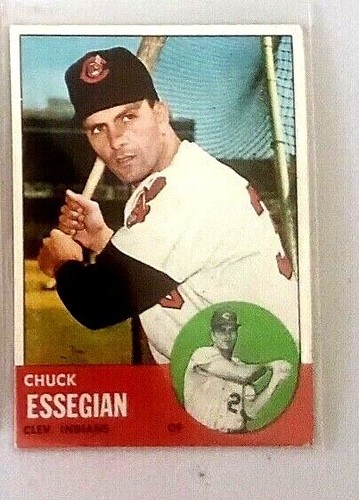 Lot of 9 1963 Topps Cleveland INDIANS vintage baseball cards GUS BELL - Picture 4 of 4