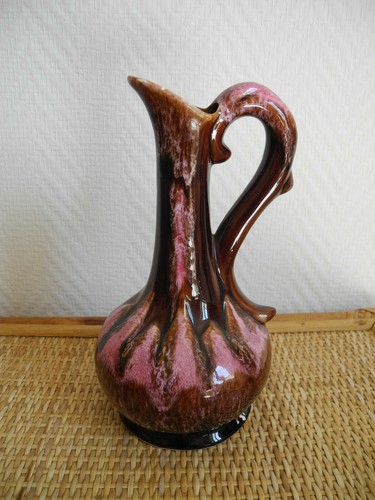Petit Vase Déco Vallauris En Verre Vert – Ronde Et Vintage