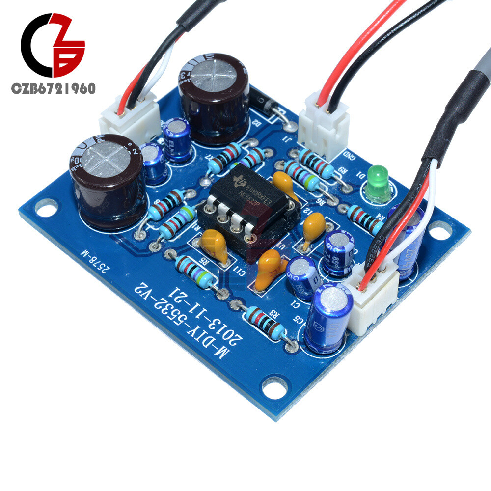 1PC NE5532 OP-AMP HIFI Bluetooth Pre-amp Preamplifier Signal