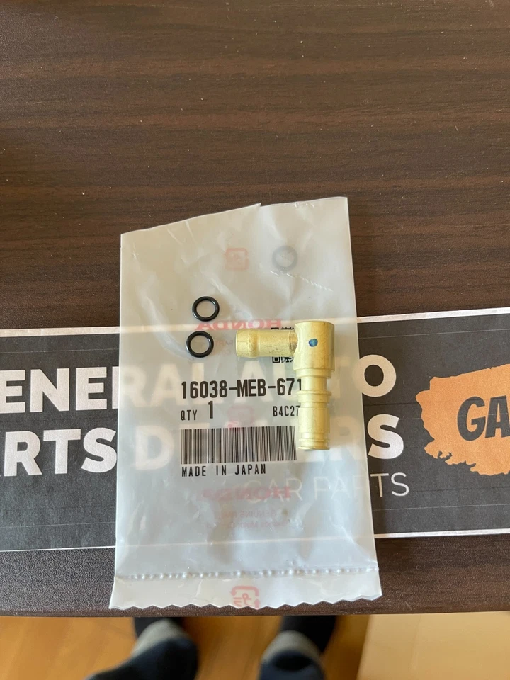 Genuine Honda OEM Carburetor Carb Fuel Inlet Joint 16038-MEB-671 Foto 2 de 4