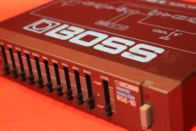ギター BOSS RGE-10 Boss Rge-10 Rge 10 Graphic Equalizer Micro Rack Series